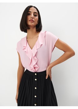 Mohito - Elegancka różowa bluzka - pastelowy różowy ze sklepu Mohito w kategorii Bluzki damskie - zdjęcie 172355749