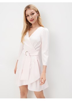 Mohito - Kopertowa sukienka mini - różowy ze sklepu Mohito w kategorii Sukienki - zdjęcie 172355759