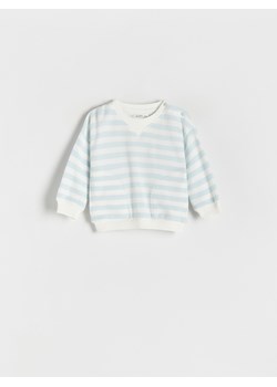 Reserved - Bluza oversize w paski - jasnoniebieski ze sklepu Reserved w kategorii Bluzy i swetry - zdjęcie 172357016