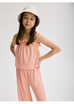 Reserved - Top na ramiączkach - pomarańczowy ze sklepu Reserved w kategorii Bluzki dziewczęce - zdjęcie 172357085