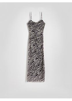 Reserved - Sukienka midi z drapowaniem - wielobarwny ze sklepu Reserved w kategorii Sukienki - zdjęcie 172357138
