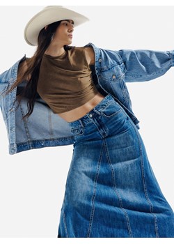 Reserved - Jeansowa spódnica - niebieski ze sklepu Reserved w kategorii Spódnice - zdjęcie 172357269