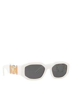 Okulary przeciwsłoneczne Versace 0VE4361 401/87 Biały ze sklepu eobuwie.pl w kategorii Okulary przeciwsłoneczne damskie - zdjęcie 172357638