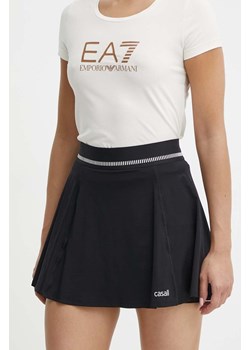Casall spódnica sportowa Court kolor czarny mini rozkloszowana ze sklepu ANSWEAR.com w kategorii Spódnice - zdjęcie 172358615