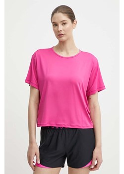 Under Armour t-shirt treningowy Motion kolor różowy ze sklepu ANSWEAR.com w kategorii Bluzki damskie - zdjęcie 172358715