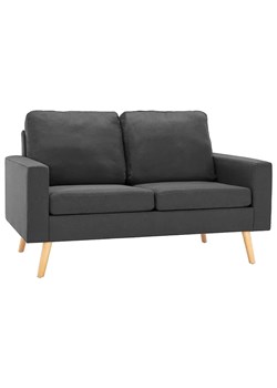 2-osobowa ciemnoszara sofa - Eroa 2Q ze sklepu Edinos.pl w kategorii Sofy i kanapy - zdjęcie 172359008