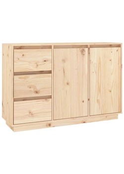 Skandynawska komoda drewniana z 3 szufladami - Ziva ze sklepu Edinos.pl w kategorii Komody - zdjęcie 172359778