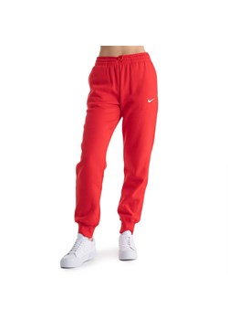 Spodnie Nike Sportswear Phoenix Fleece FZ7626-657 - czerwone ze sklepu streetstyle24.pl w kategorii Spodnie damskie - zdjęcie 172361086