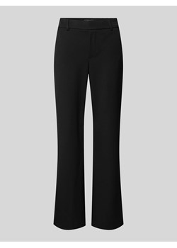 Spodnie materiałowe z prostą nogawką i elastycznym pasem model ‘MAYA’ ze sklepu Peek&Cloppenburg  w kategorii Spodnie damskie - zdjęcie 172361225