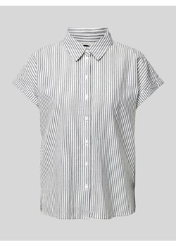 Bluzka koszulowa ze wzorem w paski ze sklepu Peek&Cloppenburg  w kategorii Koszule damskie - zdjęcie 172361239