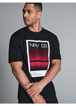 Sinsay - Koszulka z nadrukiem - czarny ze sklepu Sinsay w kategorii T-shirty męskie - zdjęcie 172363307