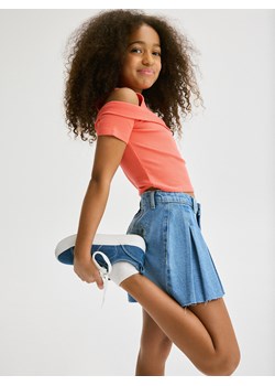 Reserved - Jeansowe szorty wide leg - niebieski ze sklepu Reserved w kategorii Spodenki dziewczęce - zdjęcie 172363756