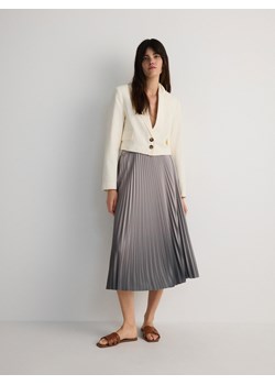 Reserved - Plisowana spódnica midi - jasnozielony ze sklepu Reserved w kategorii Spódnice - zdjęcie 172363787