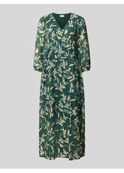 Długa sukienka z nadrukiem na całej powierzchni ze sklepu Peek&Cloppenburg  w kategorii Sukienki - zdjęcie 172365016