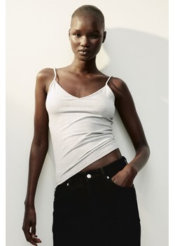 H & M - Top na ramiączkach 5-pak - Szary ze sklepu H&M w kategorii Bluzki damskie - zdjęcie 172365049