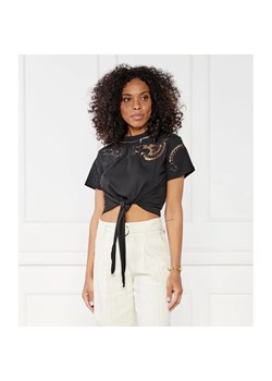 GUESS T-shirt LACE | Regular Fit ze sklepu Gomez Fashion Store w kategorii Bluzki damskie - zdjęcie 172365086