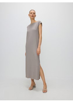 Reserved - Sukienka midi - ciemnoszary ze sklepu Reserved w kategorii Sukienki - zdjęcie 172366039
