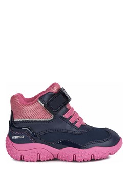 Geox Sneakersy &quot;Baltic&quot; w kolorze granatowo-różowym ze sklepu Limango Polska w kategorii Buty zimowe dziecięce - zdjęcie 172366839