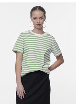 Pieces Koszulka &quot;Ria&quot; w kolorze zielonym ze sklepu Limango Polska w kategorii Bluzki damskie - zdjęcie 172367075