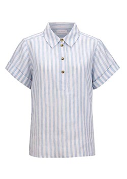 Rich &amp; Royal Lniana bluzka w kolorze błękitnym ze sklepu Limango Polska w kategorii Koszule damskie - zdjęcie 172367118
