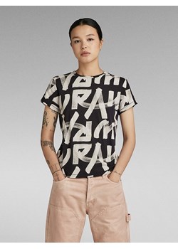 G-Star Koszulka w kolorze czarno-kremowym ze sklepu Limango Polska w kategorii Bluzki damskie - zdjęcie 172367379
