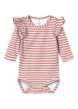 name it Body &quot;Felias&quot; w kolorze biało-czerwonym ze sklepu Limango Polska w kategorii Body niemowlęce - zdjęcie 172367998