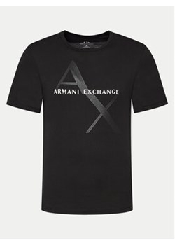 Armani Exchange T-Shirt 8NZT76 Z8H4Z 1200 Czarny Regular Fit ze sklepu MODIVO w kategorii T-shirty męskie - zdjęcie 172370469
