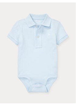 Polo Ralph Lauren Body 320735043002 Błękitny Regular Fit ze sklepu MODIVO w kategorii Body niemowlęce - zdjęcie 172370537