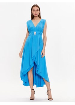 ViCOLO Sukienka koktajlowa TE0064 Błękitny Regular Fit ze sklepu MODIVO w kategorii Sukienki - zdjęcie 172370546