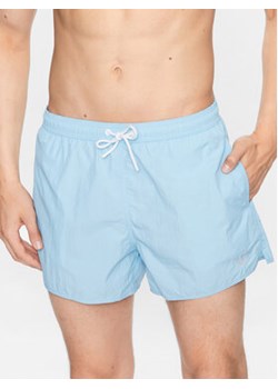 Emporio Armani Underwear Szorty kąpielowe 211756 3R422 00031 Błękitny Regular Fit ze sklepu MODIVO w kategorii Kąpielówki - zdjęcie 172370625