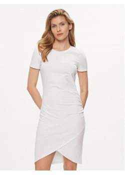 EA7 Emporio Armani Sukienka codzienna 3DTA62 TJ01Z 1100 Biały Slim Fit ze sklepu MODIVO w kategorii Sukienki - zdjęcie 172370657