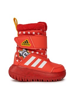 Śniegowce adidas Winterplay x Disney Shoes Kids IG7191 Czerwony ze sklepu eobuwie.pl w kategorii Buty zimowe dziecięce - zdjęcie 172370865