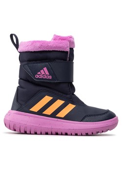 Śniegowce adidas Winterplay C GZ6795 Granatowy ze sklepu eobuwie.pl w kategorii Buty zimowe dziecięce - zdjęcie 172370888