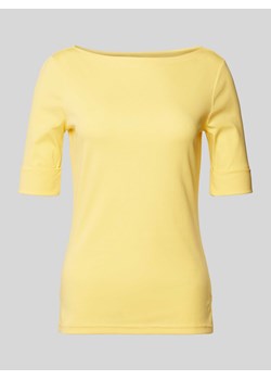 T-shirt z dekoltem w łódkę model ‘JUDY’ ze sklepu Peek&Cloppenburg  w kategorii Bluzki damskie - zdjęcie 172372347