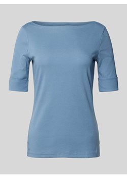 T-shirt z dekoltem w łódkę model ‘JUDY’ ze sklepu Peek&Cloppenburg  w kategorii Bluzki damskie - zdjęcie 172372359