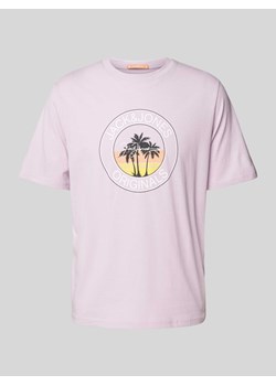 T-shirt z nadrukiem z logo model ‘CYRUS’ ze sklepu Peek&Cloppenburg  w kategorii T-shirty męskie - zdjęcie 172372377