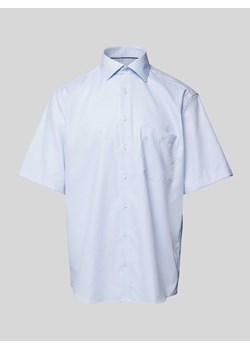 Koszula biznesowa o kroju comfort fit ze wzorem na całej powierzchni ze sklepu Peek&Cloppenburg  w kategorii Koszule męskie - zdjęcie 172372537