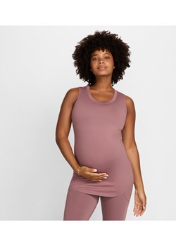 Damska koszulka ciążowa bez rękawów o dopasowanym kroju Nike (M) One - Fiolet ze sklepu Nike poland w kategorii Bluzki ciążowe - zdjęcie 172372558
