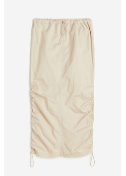 H & M - Bawełniana spódnica spadochronowa - Beżowy ze sklepu H&M w kategorii Spódnice - zdjęcie 172372579