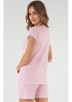 Piżama damska z krótki rękawem i nogawką pudrowy róż Leta, Kolor róż pudrowy, Rozmiar XL, Italian Fashion - id: 185824 - marki Italian Fashion - 172373447 Piżama damska z krótki rękawem i nogawką pudrowy róż Leta, Kolor róż pudrowy, Rozmiar XL, Italian Fashion ze sklepu Intymna w kategorii Piżamy damskie - zdjęcie 172373447