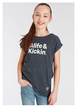 alife and kickin Koszulka w kolorze antracytowym ze sklepu Limango Polska w kategorii Bluzki dziewczęce - zdjęcie 172373637