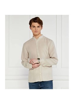 HUGO Lniana koszula Elvory | Slim Fit ze sklepu Gomez Fashion Store w kategorii Koszule męskie - zdjęcie 172373909