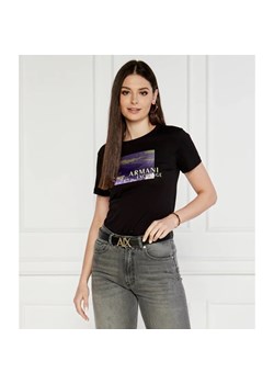 Armani Exchange T-shirt | Slim Fit ze sklepu Gomez Fashion Store w kategorii Bluzki damskie - zdjęcie 172376629