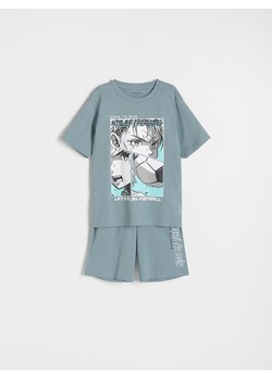 Reserved - Dwuczęściowa piżama Dragon Ball - ciemny turkus ze sklepu Reserved w kategorii Piżamy dziecięce - zdjęcie 172377988