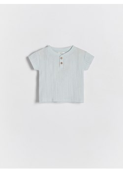 Reserved - T-shirt oversize - jasnoniebieski ze sklepu Reserved w kategorii Kaftaniki i bluzki - zdjęcie 172378279