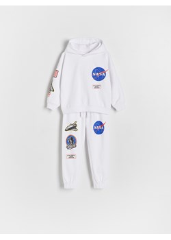 Reserved - Dresowy komplet NASA - biały ze sklepu Reserved w kategorii Dresy chłopięce - zdjęcie 172378337