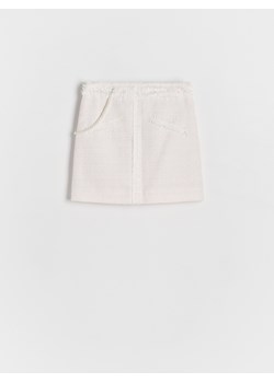 Reserved - Tweedowa spódnica - pastelowy róż ze sklepu Reserved w kategorii Spódnice dziewczęce - zdjęcie 172378379