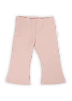 Bawełniane różowe spodnie dziewczęce typu dzwony ze sklepu 5.10.15 w kategorii Spodnie dziewczęce - zdjęcie 172378876
