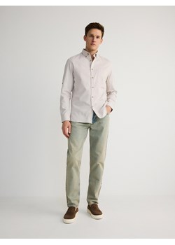 Reserved - Koszula regular fit - beżowy ze sklepu Reserved w kategorii Koszule męskie - zdjęcie 172379279