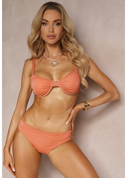Pomarańczowe Bikini Dwuczęściowe Biustonosz z Wiązaniem na Plecach Majtki Typu Figi Tiamarla ze sklepu Renee odzież w kategorii Stroje kąpielowe - zdjęcie 172379516